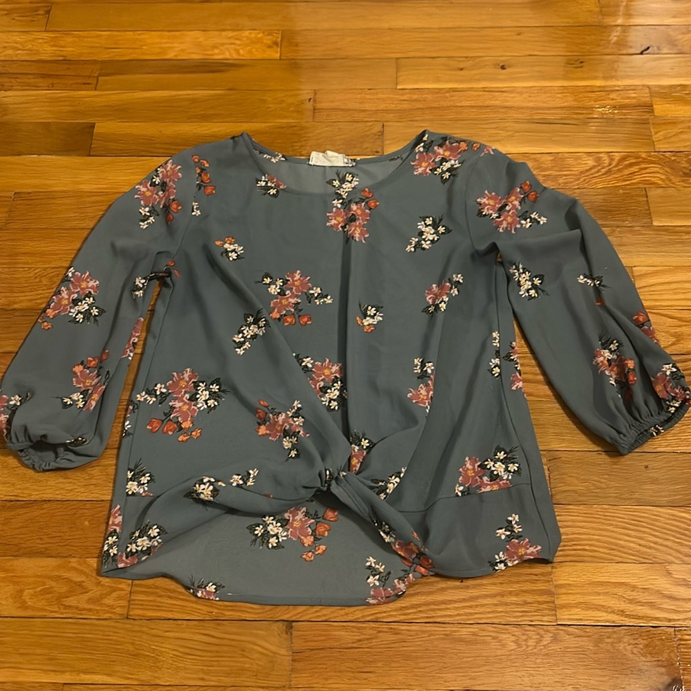 Pink Republic Floral Blouse Quarter Sleeve